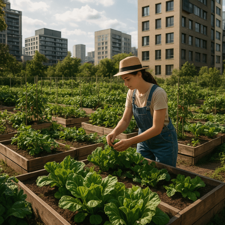 L’agriculture urbaine : cultiver la ville de demain