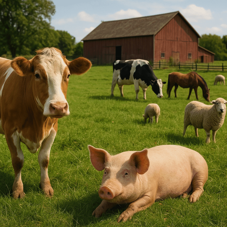 Le bien-être animal dans les exploitations agricoles