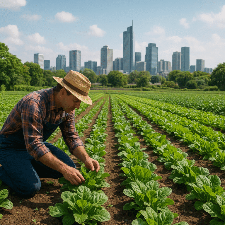 Comment les villes peuvent soutenir les agriculteurs périurbains