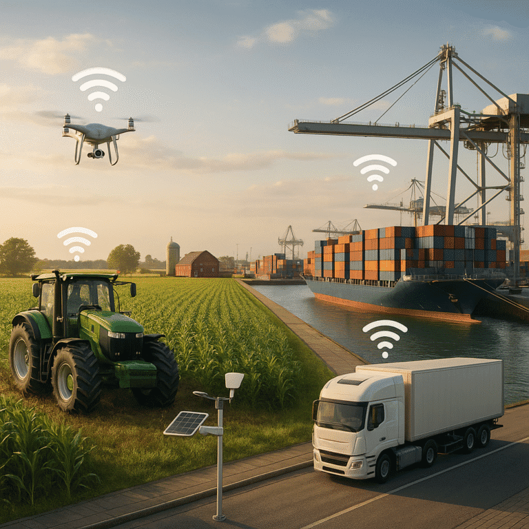 L’avenir des fermes connectées et des ports intelligents