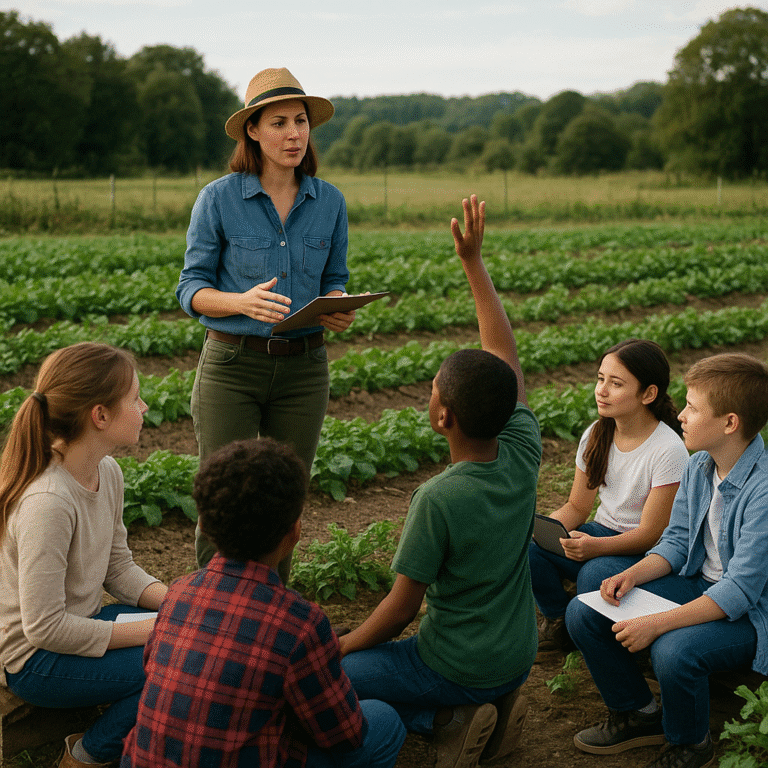 L’éducation environnementale dans les écoles agricoles